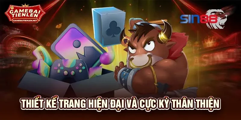 Thiết kế trang hiện đại và cực kỳ thân thiện